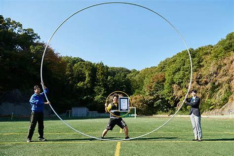 Japanese ‘hoop Man Spins A 514 M Hula Hoop For Guinness World Records