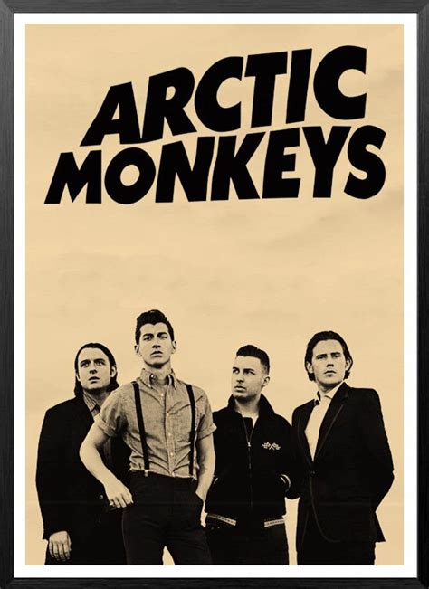 Rock Band Arctic Monkeys Wall Art Home Decor Poster Canvas Kaiteez