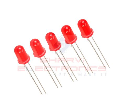 5mm Red Led Diffused Sharvielectronics Best Online Electronic