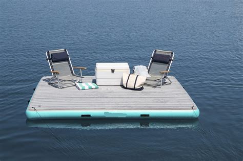 Inflatable Boat Docks Enhanced Inflatable Fishing Floating Platform
