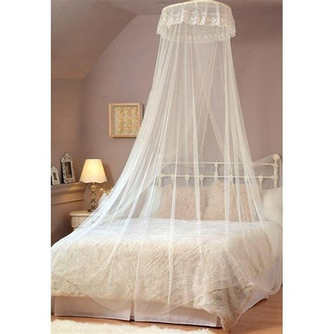 Elegant White Lace Bed Canopy Mosquito Net Free Shipping On Orders