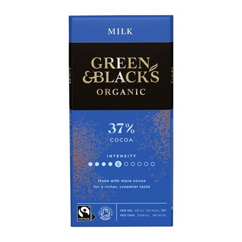 GREEN BLACKS Organic Milk Chocolate Bar 90g Taste Merchants