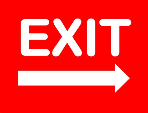 Make a card for free! Free Printable No Exit Signs | Free Printable
