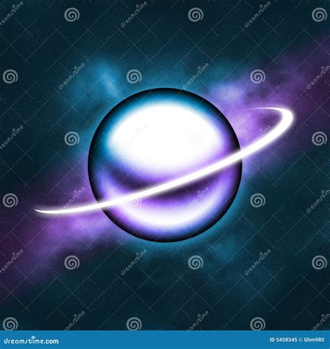 Purple Blue Planet Glowing Royalty Free Stock Photo Image 5458345