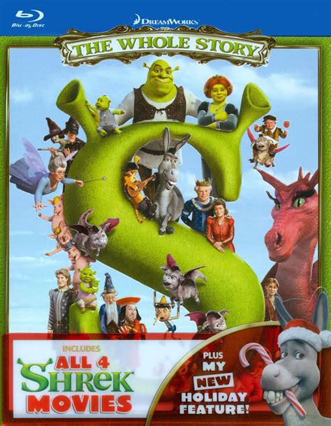 Shrek The Whole Story 4 Discs Blu Ray Best Buy