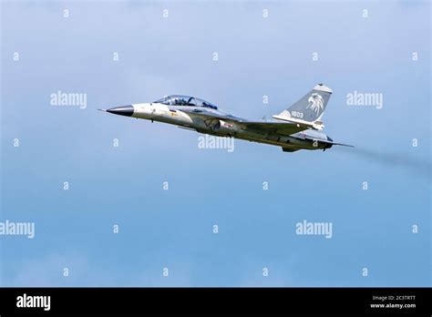 Taichung Taiwan June 22 2020 Taiwans First Built Fighter Jet The