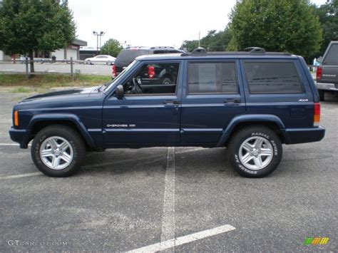 Patriot Blue Pearl 2000 Jeep Cherokee Limited 4x4 Exterior Photo