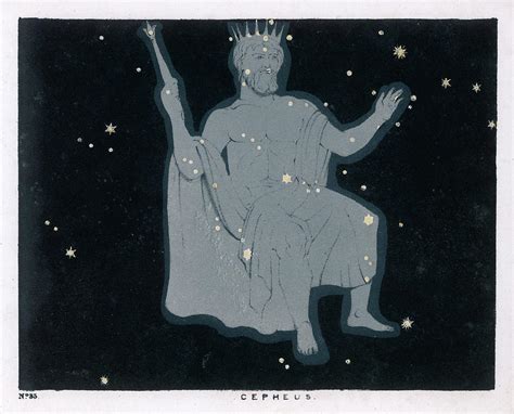 The Constellation Of Cepheus Which Drawing By Mary Evans Picture