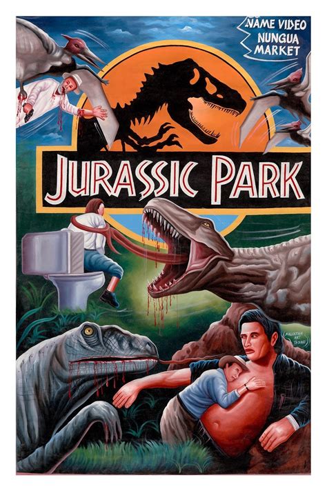 Jurassic Park 1993 2000 × 3007 Ghanaian Movie Poster By Salvation
