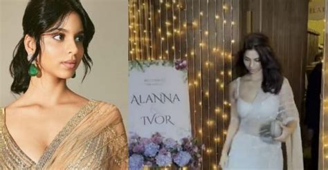 Suhana Khan Leaves Fans Impressed At Alanna Pandays Sangeet Ceremony Do Not Miss Her Killer