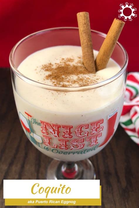 With a hand or stand mixer, cream butter and shortening until creamy and well combined (about 2 minutes). Coquito aka Puerto Rican Eggnog | Recipe (With images ...