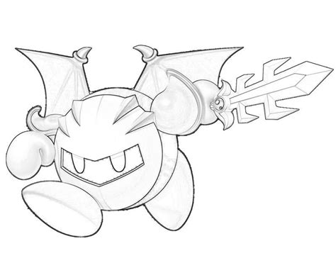 Meta Knight Coloring Pages To Print - Coloring Home