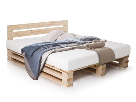 Eine matratze mit den maßen 140x200 cm ist von der matratze bis zum lattenrost wird bei f.a.n. Palettenbett 140x200 Bett Günstige Betten Mit Bettkasten ...