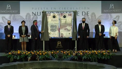Banxico Presenta Nuevo Billete De 50 Pesos
