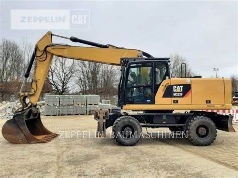 2017 Caterpillar M322f Wheeled Excavator For Sale 4972 Hours