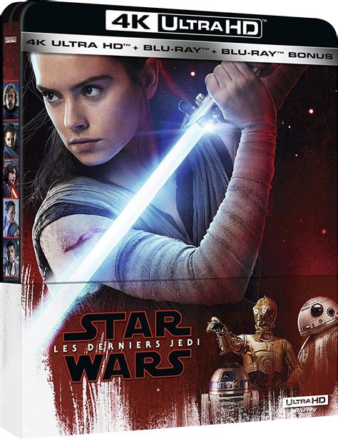 Star Wars épisode Viii Les Derniers Jedi 2017 Film Blu Ray 4k Uhd Digitalciné