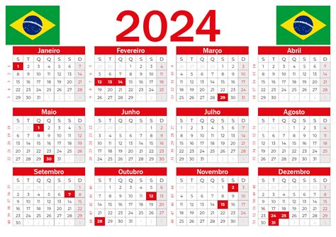 Calendário 2023 Brasil Para Imprimir Com Feriados