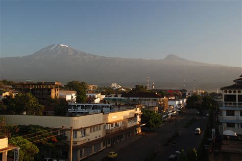 Moshi Town And Mount Kilimanjaro View From Kindoroko Hotel Hotel