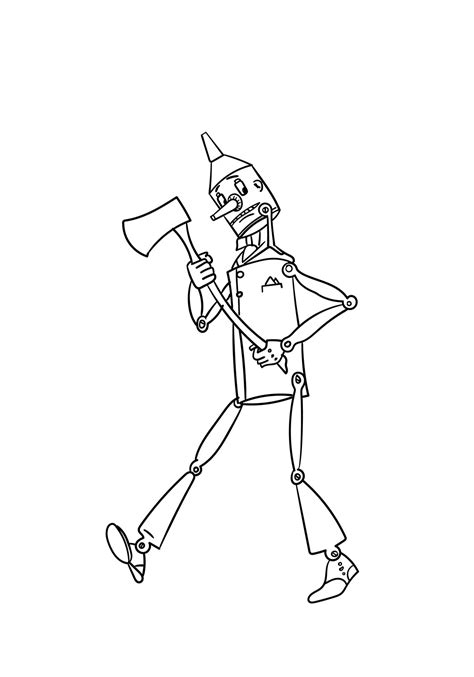 The Tin Man Coloring Page Free Printable Coloring Pages For Kids