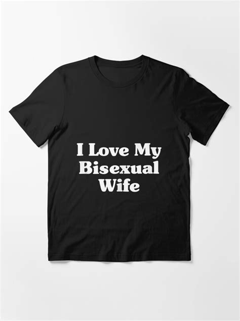 i love my bisexual wife bi pride month bisexual couple t shirt for sale by thuongtroo