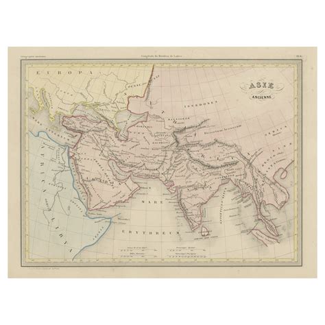 Original Antique Map Of Asia For Sale At 1stdibs