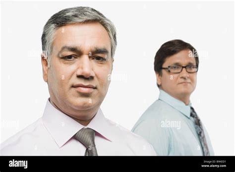 Portrait Of Two Businessmen Stock Photo Alamy