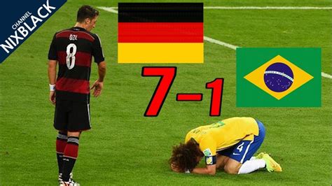 Germany 7 1 Brazil 2014 Wc Semi Final All Goals Highlights 1080p Youtube
