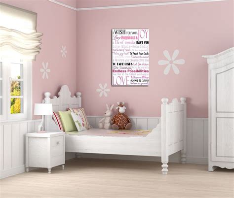 I Wish Print For A Little Girls Room Baby Room Wall Wall Stickers