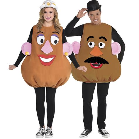 Adult Mr Potato Head And Mrs Potato Head Couples Costume Accessory Kits