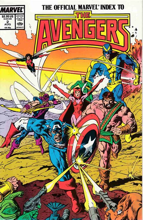 Official Marvel Index Avengers 2 Near Mint 94 Marvel Comic