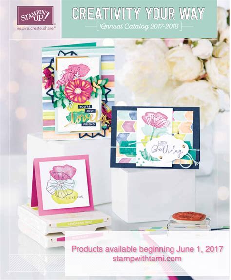 News Introducing The New 2017 18 Stampin Up Annual Catalog Stampin