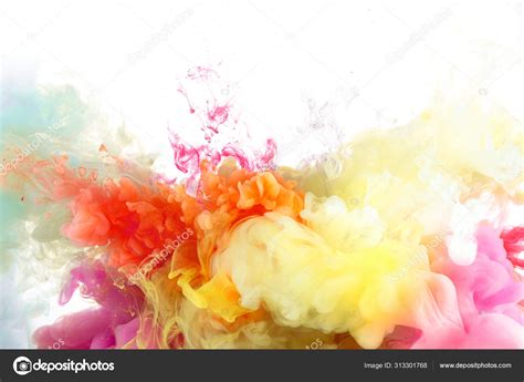 Color Splash From Water Paint Background Royalty Free Photo Stock