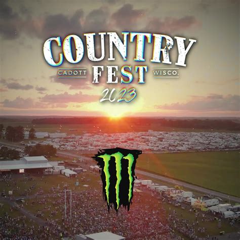 Monster Energy - Country Fest in Cadott, WI is June 22nd