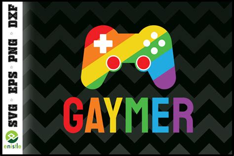 Gaymer Gamer Gay Pride Lgbt Controller By Enistle Thehungryjpeg