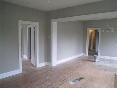 So you have an idea how. Sherwin Williams "Mindful Gray", this is in my bedroom ...