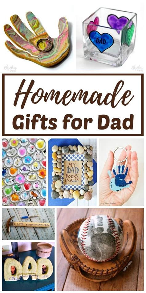 The best gifts for new dads can be a practical present to help him navigate the early days of parenthood, a sweet keepsake to mark this major life event or even a luxury gift that appeals to his unique sense of style. Homemade Gifts for Dad from Kids | Homemade gifts for dad ...