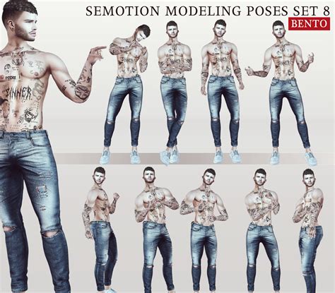 Semotion Male Bento Modeling Poses Set 8 10 High Quality B Flickr