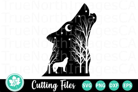 Wolf Silhouette - An Animal SVG Cut File