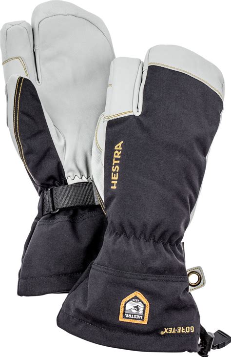 Hestra Army Leather Gore Tex Three Finger Gloves Review Snowsport