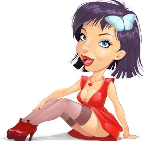 Free Sexy Cartoon Woman Vector Titanui