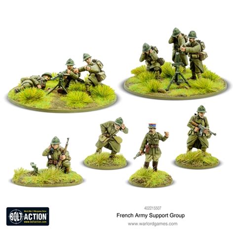 Warlord Games Bolt Action French Army Support Group 402215507