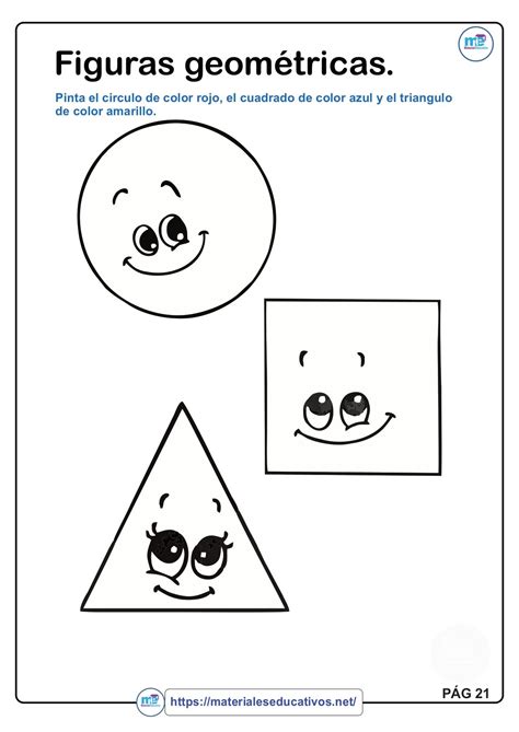 Cuaderno De Actividades Formas Y Figuras Geométricas Preescolar Monin