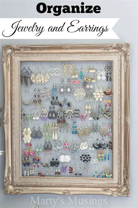 Homemade Picture Frame Jewelry Organizer The Homestead Survival