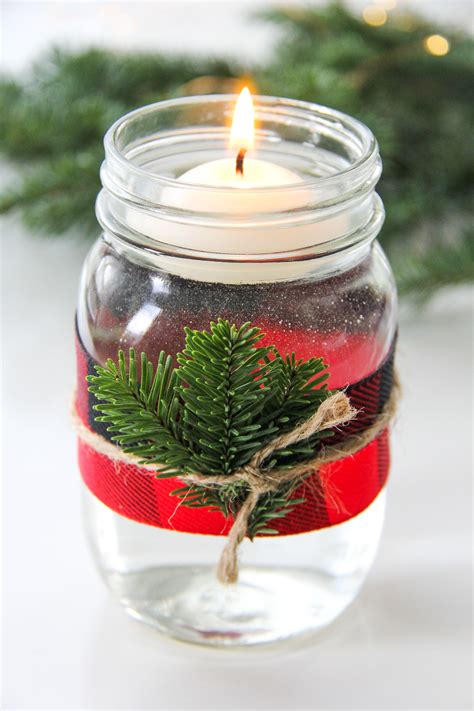 When i found out how to make homemade candles with crayons and ice, i was really excited. 5 Minute Christmas Mason Jar Candles - A Pretty Life In ...