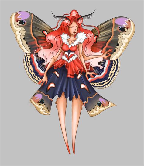 Artstation Cecropia Moth Character Concept