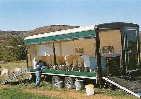 Portable Goat Milking Parlor Dairy Goats Goat Shelter Goat Barn
