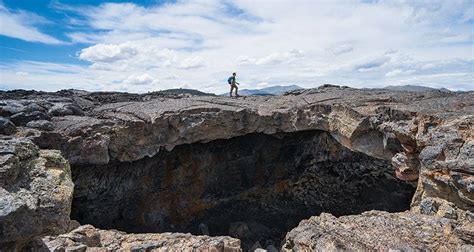 Hiking Echo Crater In Craters Of The Moon National Monument Idaho
