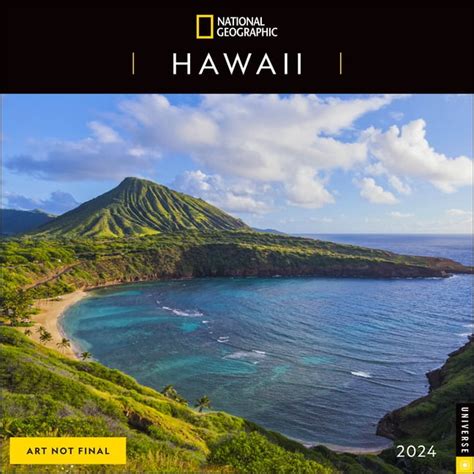 National Geographic Hawaii 2024 Wall Calendar Calendar