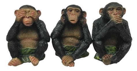 Best Hear No Evil See No Evil Speak No Evil Garden Statue Monkey Your