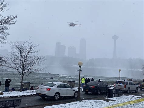 Dramatic Video Coast Guard Pulls Body From Edge Of Niagara Falls After